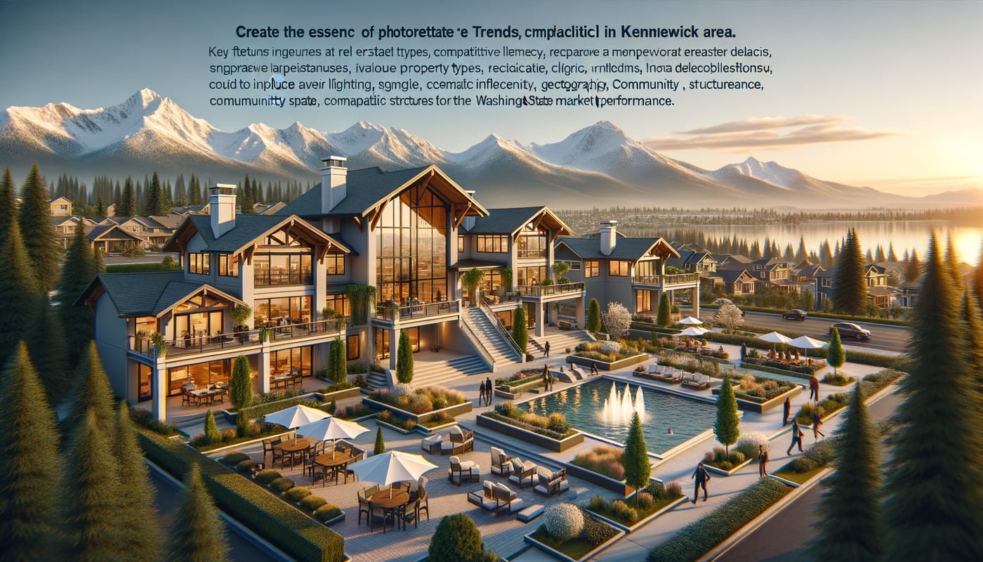 Photorealistic contextual image for: Kennewick Real Estate Trends: A Statistical Comparison to Washington State Market Performance